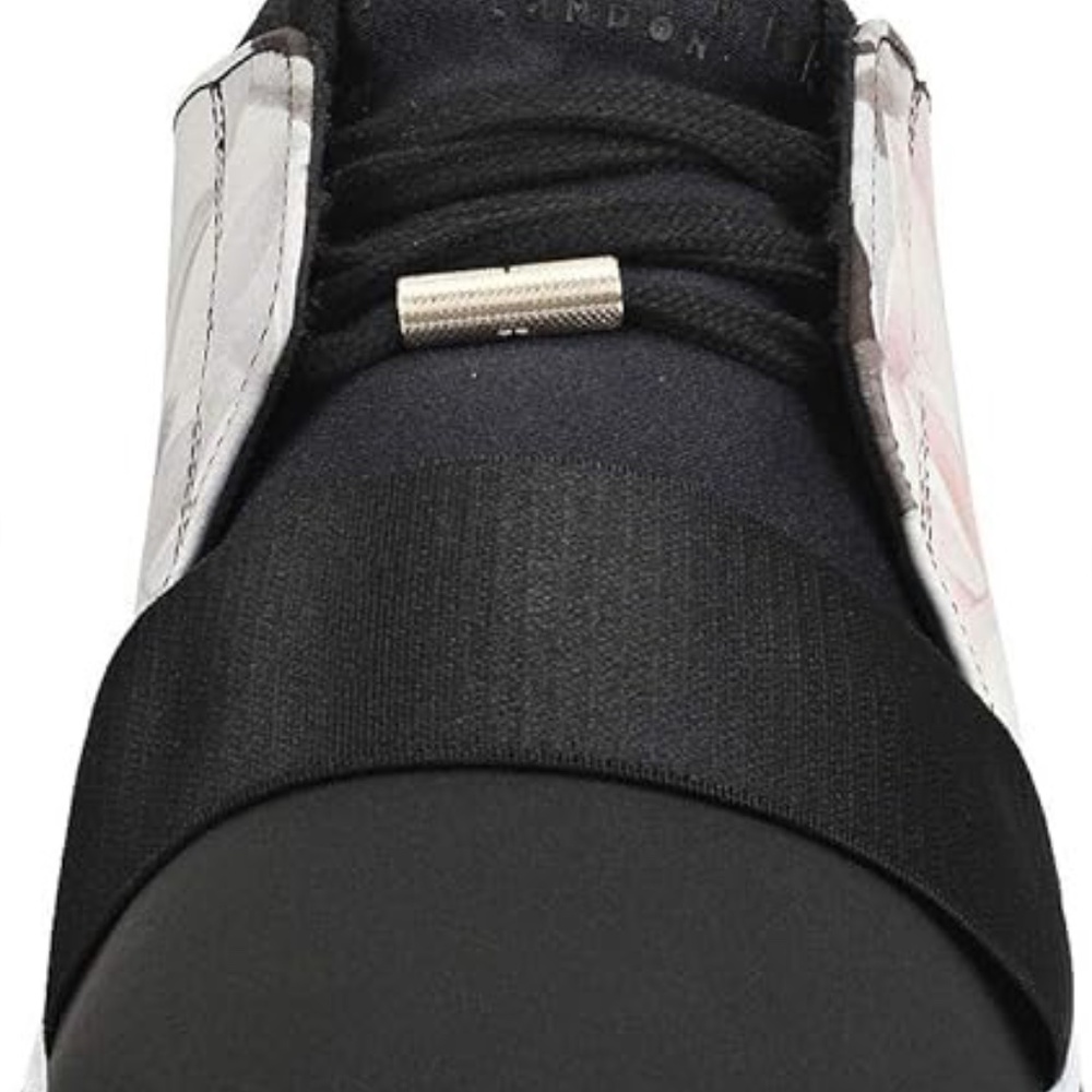 Ted Baker Cepap Womens Black Opal Satin Sneakers-UK 6 / EU 39 / US 8 - Picture 3 of 8